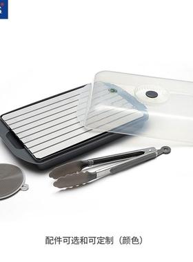 销解冻盘套装黑色新热鲜防解冻托ZIS-D010盘牛排急速解冻霉板