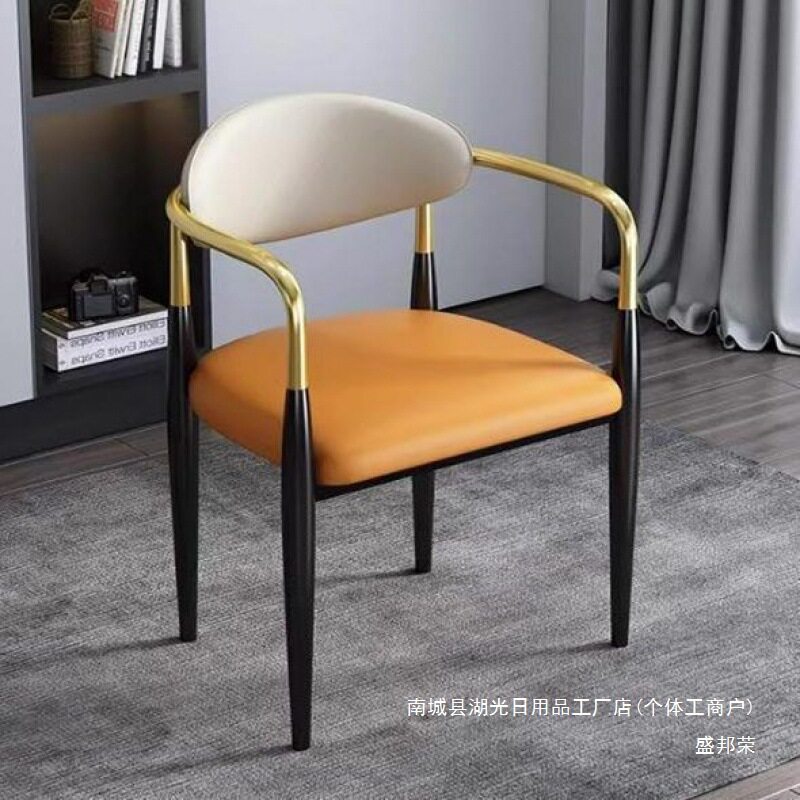 厂家直销汇献轻奢餐椅家用靠背现代简约餐桌椅茶桌椅洽谈椅网