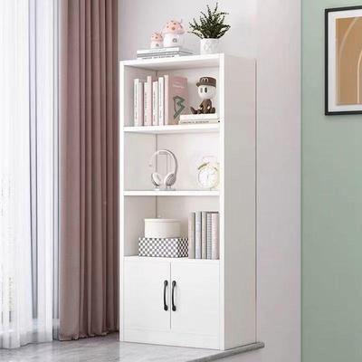 实书柜家用架书多层书架一体收纳柜物多木功能储柜飘窗柜简XBN约