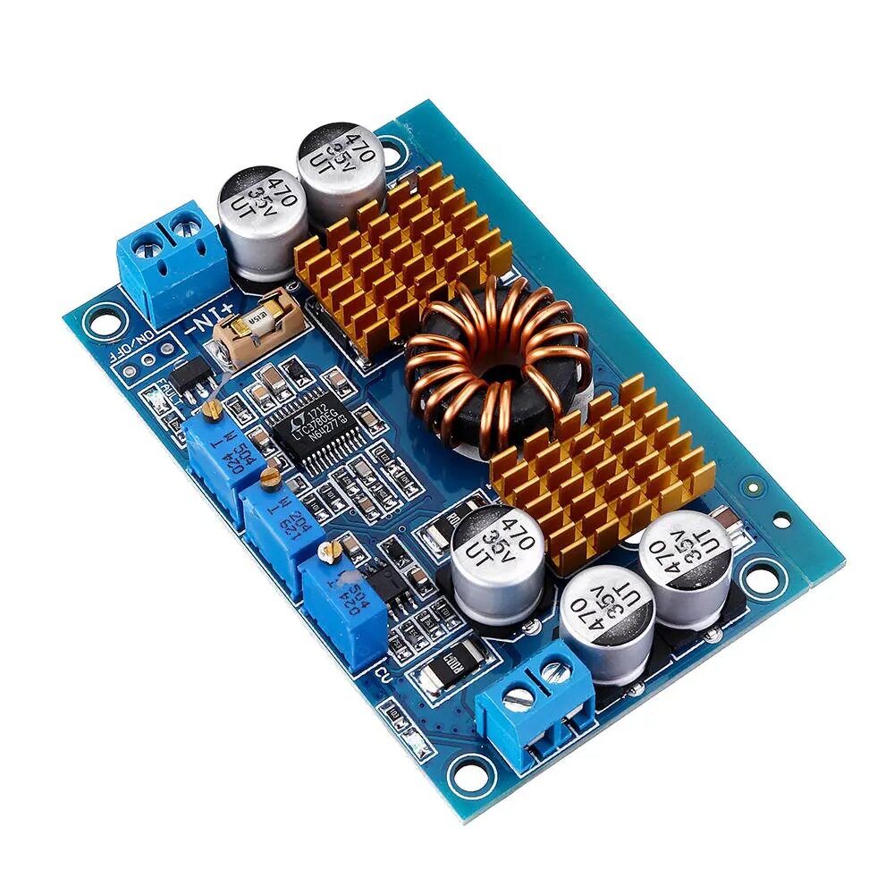 LTC3780自动升降压电源/恒压恒流12V24V稳压/车载/太阳能充电C7B2