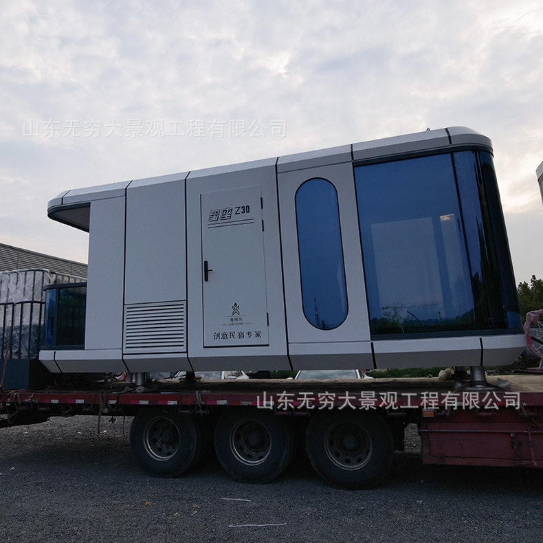 大型钢结构星空屋民宿酒店可移动