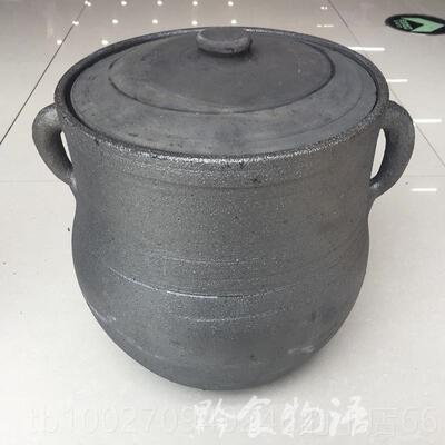 高档老式手工砂锅煲汤煎土药砂妇罐传统老瓦罐煲卤汤孕家商用吊子