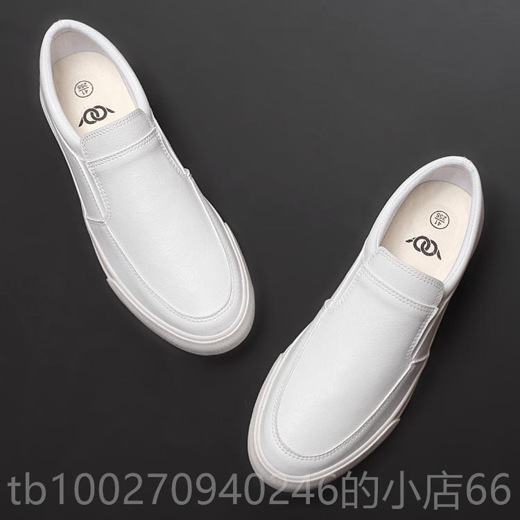 高档夏一季懒人蹬男鞋子潮鞋休闲 皮鞋韩版潮流脚搭板百鞋男款透