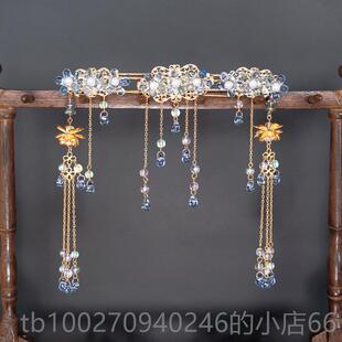 高档宋制明制古整顶头套式型汉服假发女古典全套古风长头直装发造