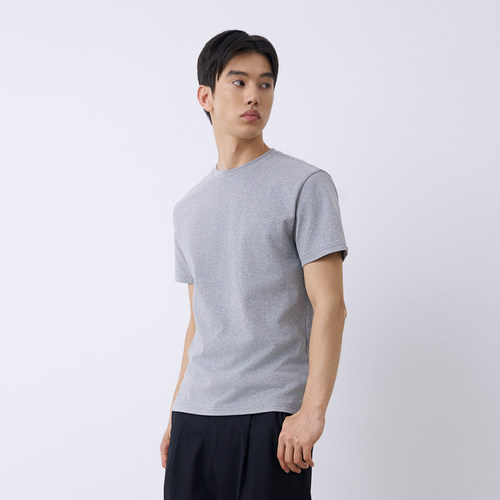 RealG2026春夏新款舒适四季经典简约休闲亲肤纯色T恤男女nologo