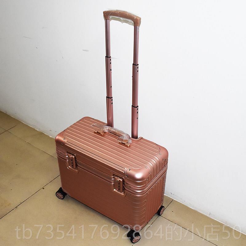 正品全铝镁合金金登属摄影手推行李箱行李机箱上开口车和卧23.0英图片