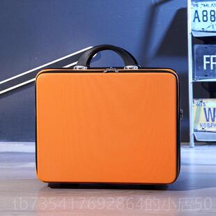 正品携式1纳8英寸手箱化妆小便盒子包16提英寸密码盒轻量级迷你收