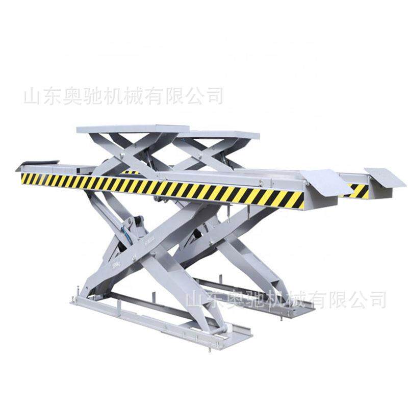 2374生产举大升机剪子母双层四轮定位汽举升式机地藏剪举车升机