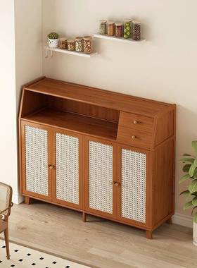 餐边柜厨非柜实木靠墙柜子储房物52645家用功能置物柜碗多柜出租