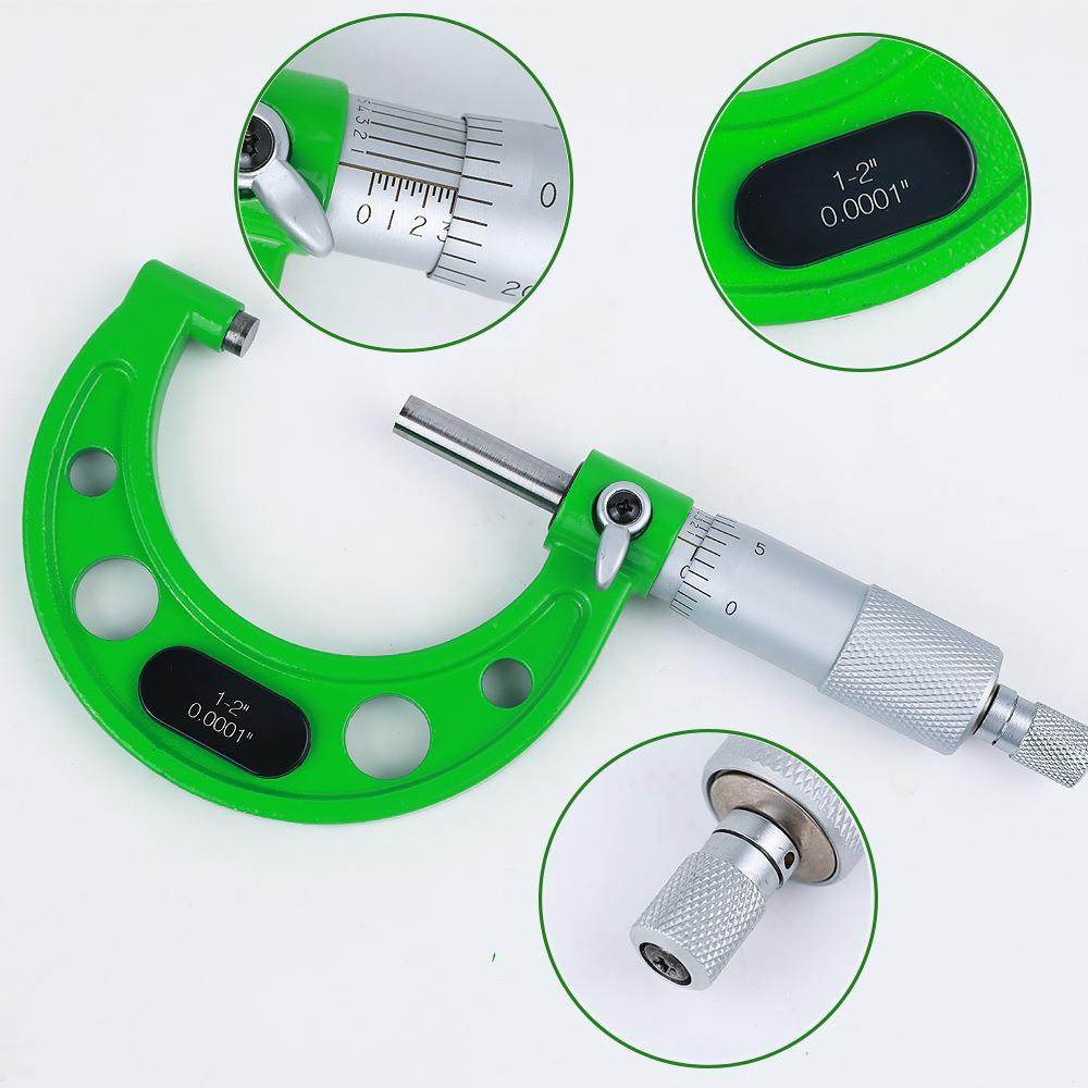 研磨工高精度径旋千分尺0-4套装英制千分尺OOX外四件套螺测微艺器