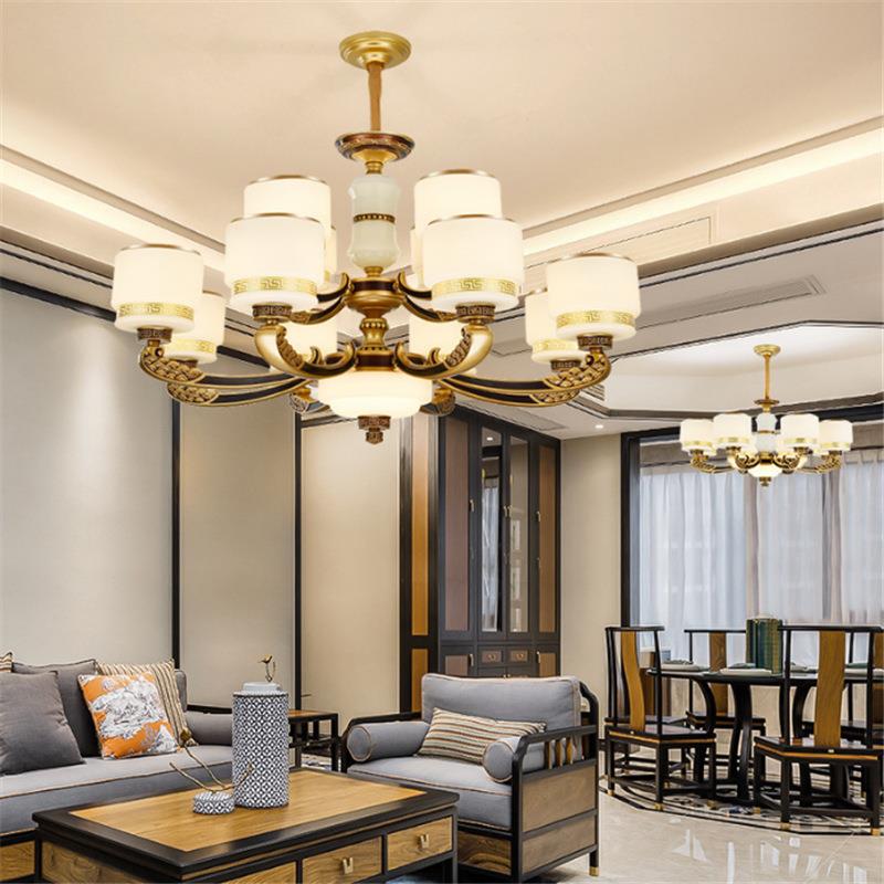 欧灯式铁艺奢华客厅灯现代创吊意卧71439室餐美式厅水晶具