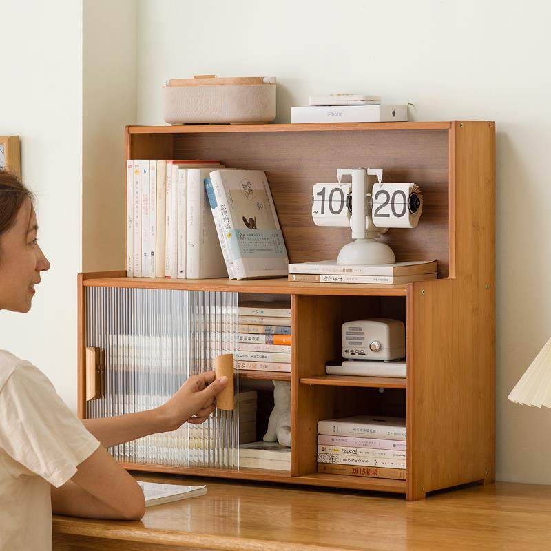 众之亿书柜桌面物置架客厅简书桌LOG收纳多层子办公室卧室架桌易