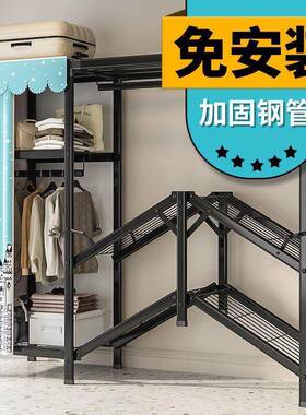 加厚衣橱简易折加粗免安装耐纳用收OFE柜布柜衣家用卧室结实出租