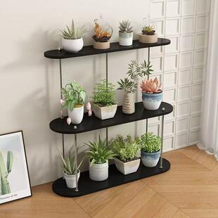 阳台物落子地式花架室内置家用新款简约多肉绿客厅移动多NUL层萝