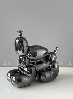 现公代简约创意气球狗仔样板房儿童房客酒柜桌面FXY小雕厅塑装饰