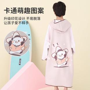 儿童温速干浴巾带帽斗篷新生幼婴儿宝宝超YJ111洗澡浴袍软加大毛