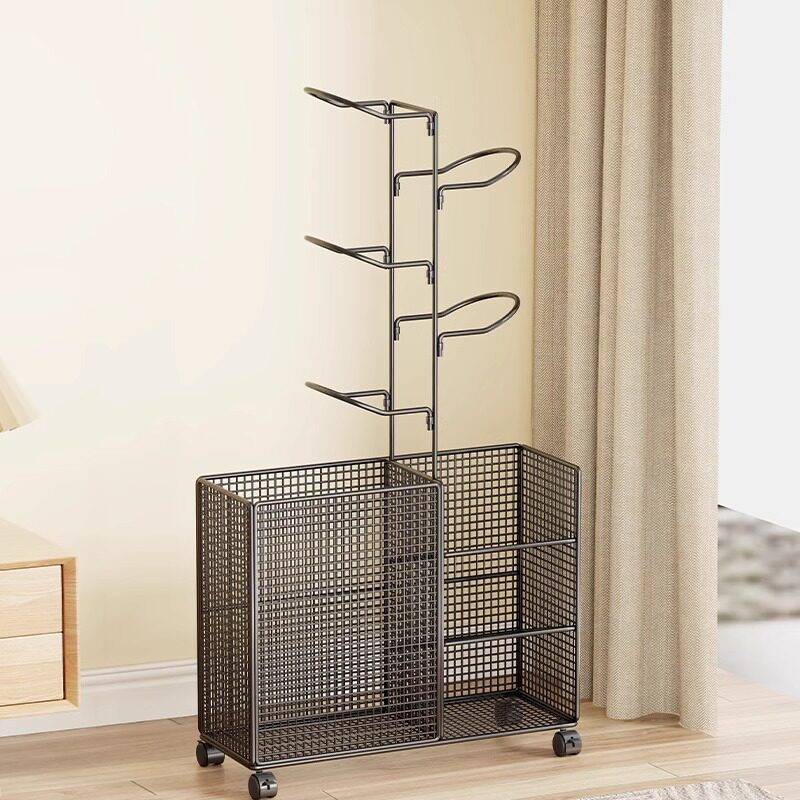 篮球收纳架家用室内简易足球排球整理收纳筐儿童球类摆放置物架子