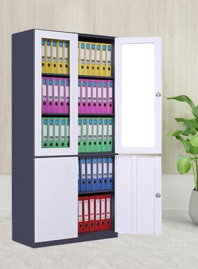 乐鱼之文件柜灰白色办YZL-YM公资柜储物柜档案柜工厂套直销铁皮文