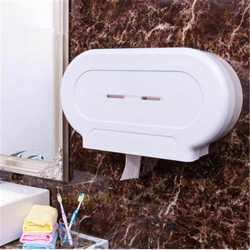 471塑大料大卷纸盒壁挂式卫生间双卷纸纸盒防水大盘纸盒卷架厕纸