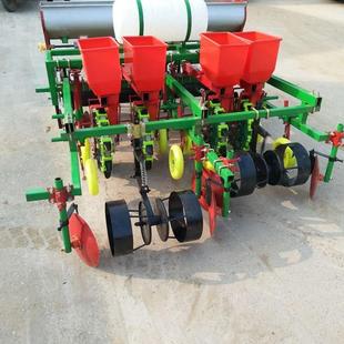 四轮车带花生膜上点种播机播种机四轮带2660播播机花生起垄种机