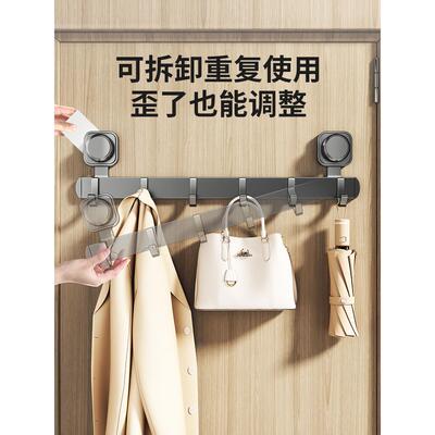 门后挂钩吸盘，免打孔胶，门后强承重衣架，浴室墙挂钩收纳架
