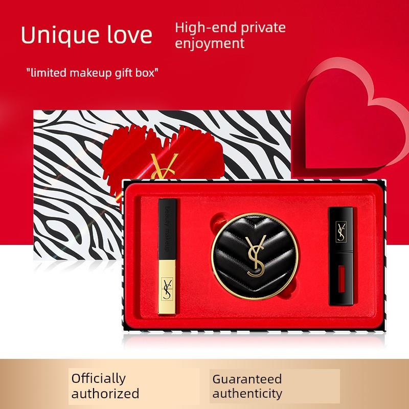 大牌正品YS口红小金条1966唇釉气垫礼盒彩妆套装情人节礼物送女友