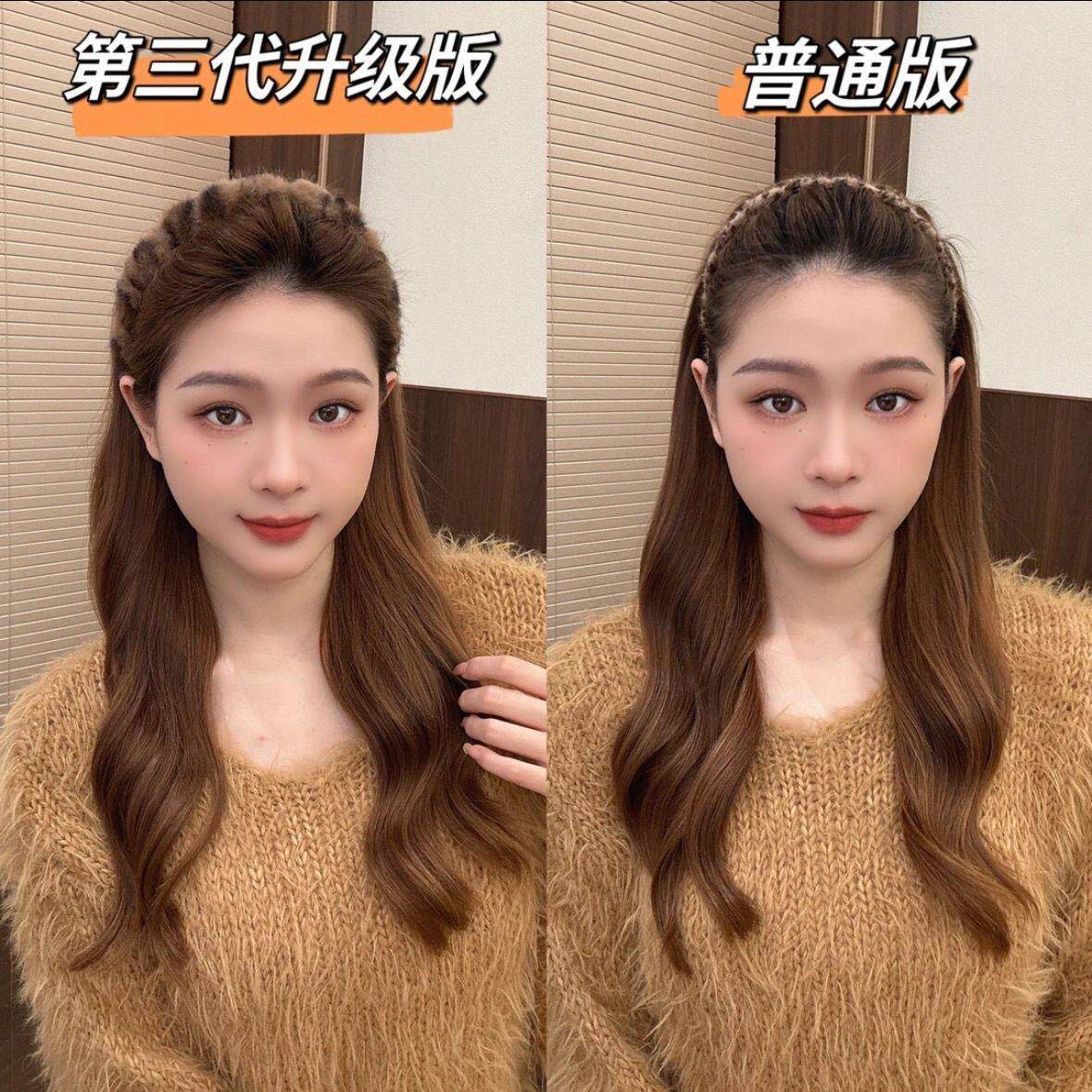 高颅顶的神！2024新款齿梳三代升级款大毛毛包边发箍秋冬蓬松神器