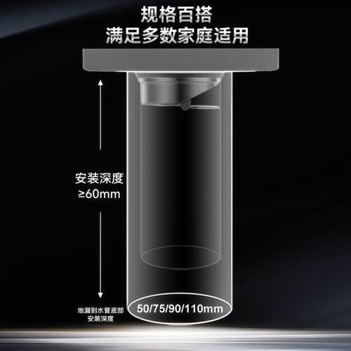 04不锈wx-庭院钢地漏大排量大口C径庭室外15 20 30M天台院子50 75