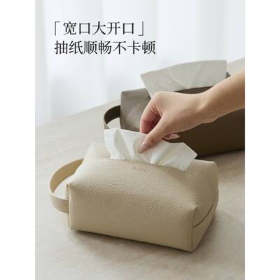 用白田袋抽纸挂袋家客厅厨纸房可悬挂式纸巾感卫生368间车载抽盒