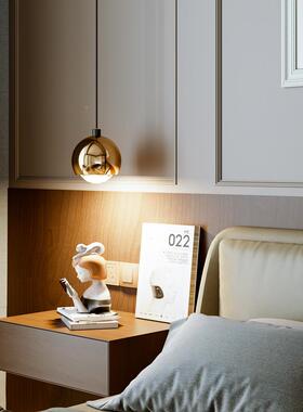 卧室客床15128头北灯现代简约创意厅小吊灯欧吧台灯可吊升降轻奢