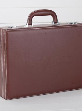 厂交家生产礼品皮质房盒双房层CJV钥匙证交房箱产件收纳礼品皮盒