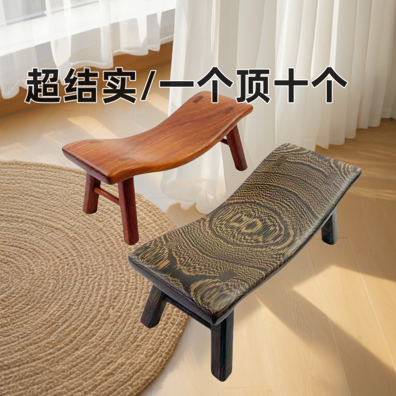睡枕鸡翅木实木矫正U型枕小板凳凉夏季硬木凉枕头耐用枕头可爱