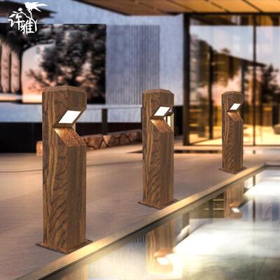 原木草坪灯户风外XY-25646防水景景区公园庭院灯花园别墅小区地中