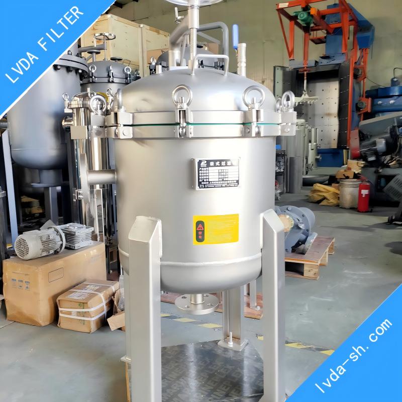 LVDA虑达过滤1号多袋式过滤器4P1S，高压吊环快开，保温夹套4P2S