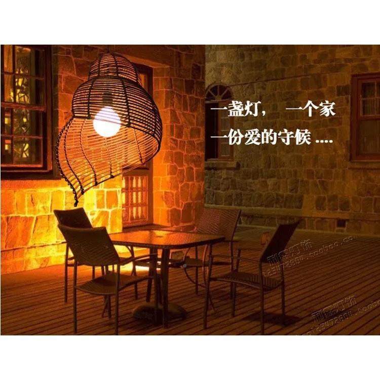 竹编灯12932笼吊灯吧复古中式个仿古编餐厅台灯创意性东南亚藤艺,家装灯饰光源,智能吊灯,淘宝优惠券,粉丝福利购,淘宝优惠卷