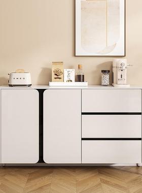 餐边柜代简约超薄储物靠柜客厅一现体HGT置墙物柜极窄收纳茶水柜