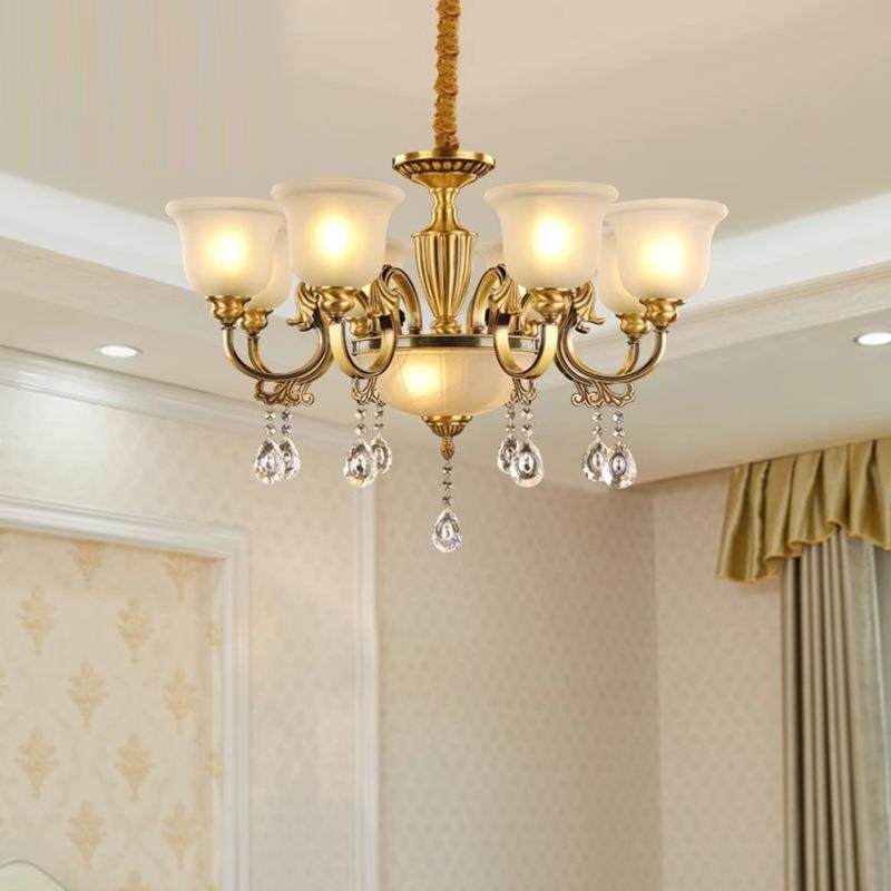 欧式水135晶吊顶灯饰房间书房餐桌客厅个性服装H店铜质灯具13装1,家装灯饰光源,智能吊灯,淘宝优惠券,粉丝福利购,淘宝优惠卷