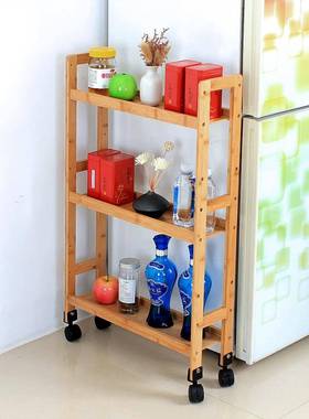 A9L夹F76J57M6缝厨物架极窄15m宽实置木超窄缝c小推车卫生间落地