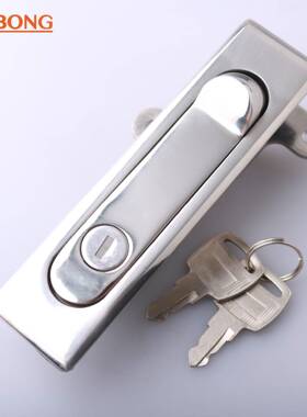 M锁S73MS737-27-2工业柜门30锁4不锈钢平面电柜箱锁基业箱门动力