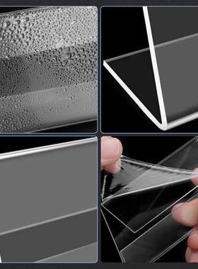 亚力标牌L型展示牌加厚饮价格牌51253A4餐克台卡台用签立牌立式耐