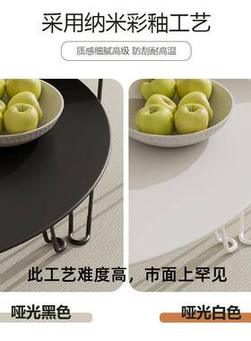 现代折叠小茶桌YUA几家用客厅简可约户外茶桌客厅化耐摔子钢玻璃