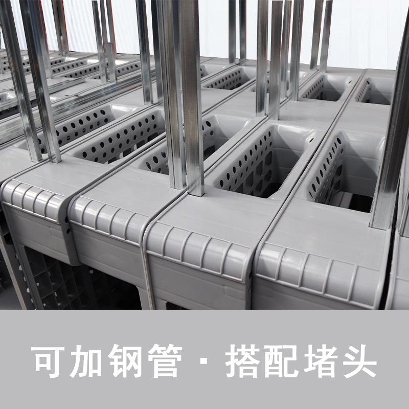 力优仓库垫板叉TYB车卡板注塑网货架110格川字塑料托2储盘物