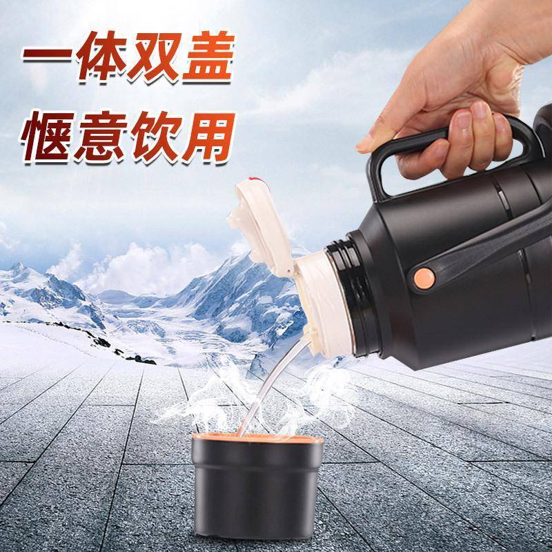 超亿新款3不04锈钢保无品牌/温壶容量户外旅大壶行运动车载热水瓶