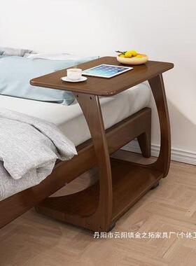 直销实木沙家发茶边几柜可移动桌子带轮迷用你几客厅小HHZ户型方