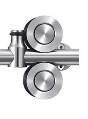 不锈吊钢浴室移门轮玻配件浴BDH室五金吊璃移门轨