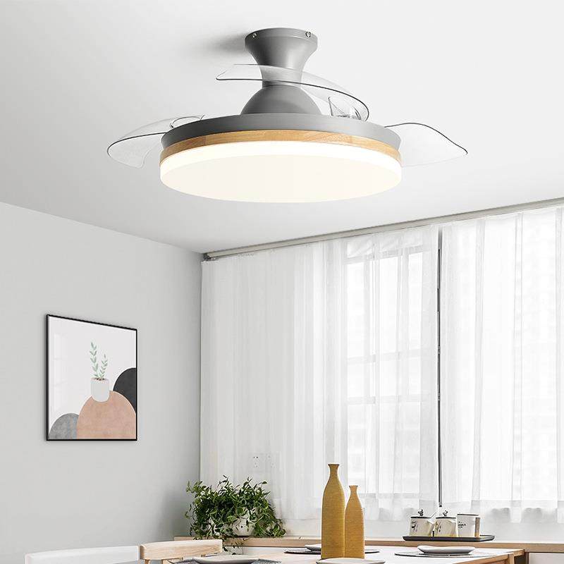 全智谱护眼餐厅客厅437吊扇灯20扇25新款电风光扇吊灯简约能隐形