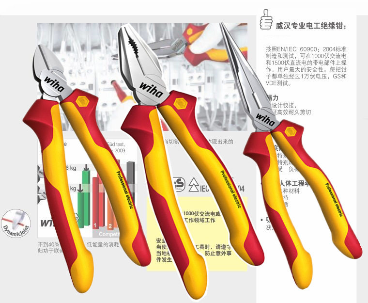 进口德国威汉wiha1000V绝缘