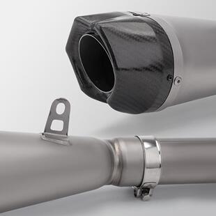 春风675SR全段底排气管声改器装BL钛合金前段尾段R消专车无损安装