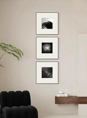 黑风景摄影工业风装饰画现简挂约建筑画样板房xw959647艺代术组合