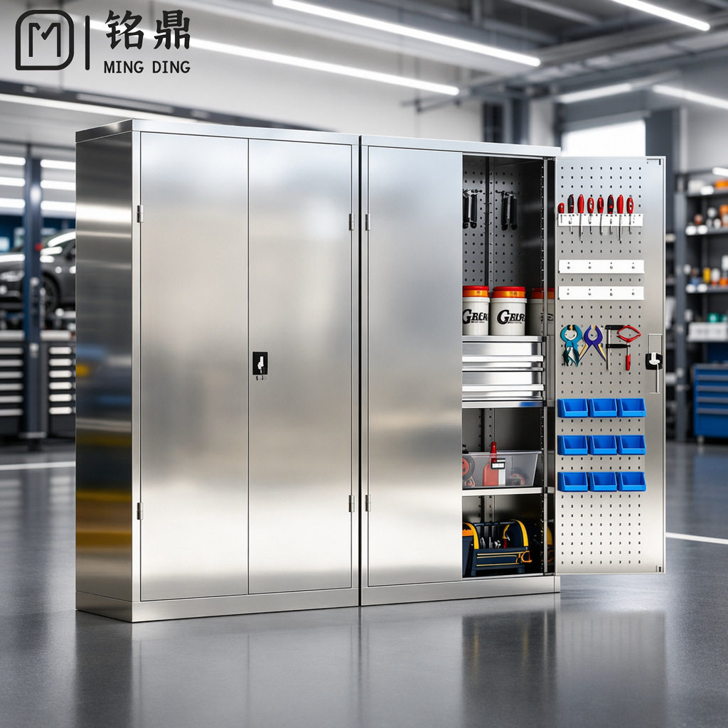 不锈钢重型工具柜加厚五金工具收纳柜工具架车间用汽修车库储物柜